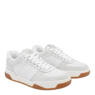 Valentino Garavani Signature Detail Ankle Padding Sneakers With Interchangeable Laces In White