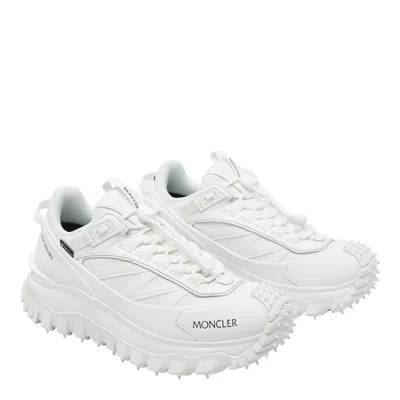 Moncler Waterproof Trailgrip Gtx Sneakers With Carbon Fiber In White