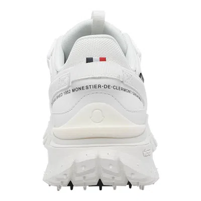 Moncler Waterproof Trailgrip Gtx Sneakers With Carbon Fiber In White