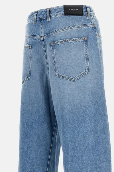 Givenchy Sky Blue Relaxed Fit Jeans In Blue