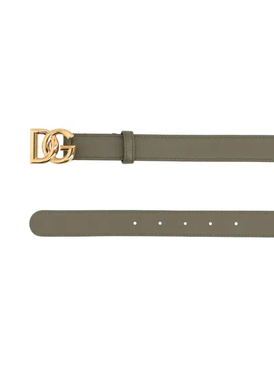 Dolce & Gabbana Elegant Premium Leather Belt For Women In Black