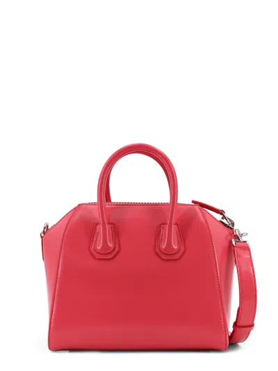 Givenchy Mini Leather Shoulder Bag With Structured Shape In Multi