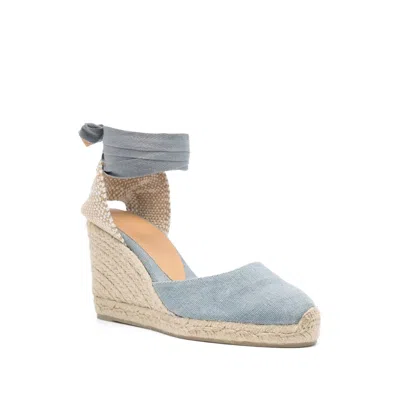 Castaã±er Carina Tie Espadrilles In Blue