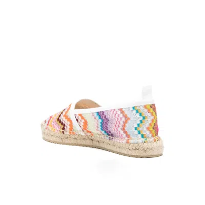 Missoni Chevron-pattern Espadrilles In Multi
