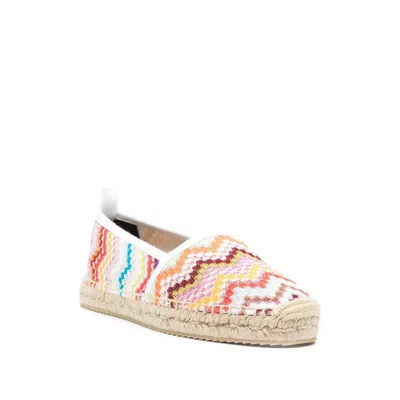 Missoni Chevron-pattern Espadrilles In Multi