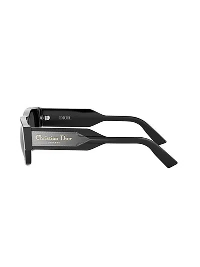 Dior Rectangular Sunglasses In Black