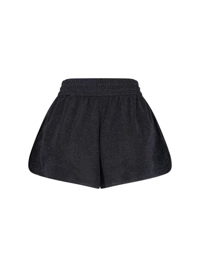 Oseree Buttoned Shorts In Black