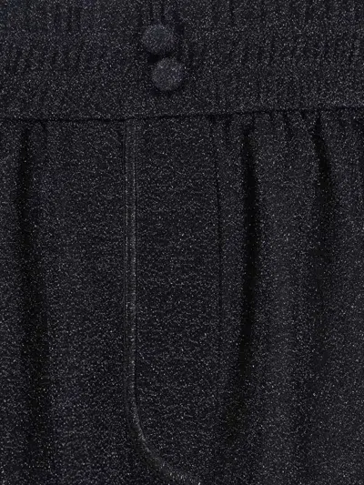 Oseree Buttoned Shorts In Black