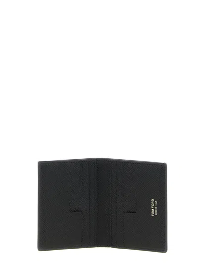 Tom Ford Foldable Card Holder In Black