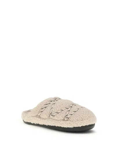 Moon Boot Mb Teddy Slipper Slipper-mule In Beige Shearling