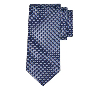 Ferragamo Tie In Blue