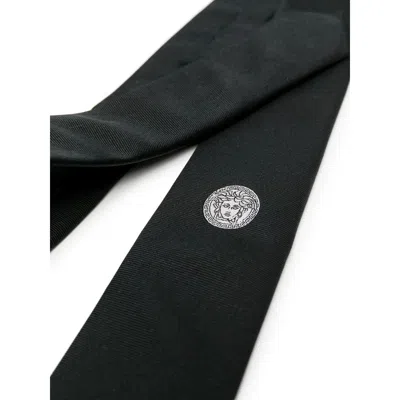 Versace Tie In Black