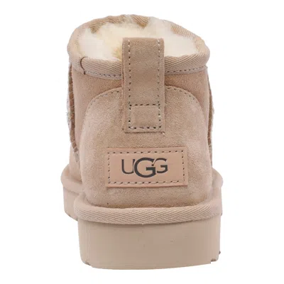 Ugg Classic Ultra Mini Suede Boots For Woman In Brown