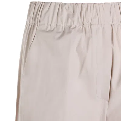Antonelli Beige Pants In White