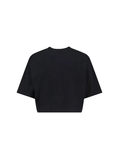 Balmain Logo T-shirt In Black