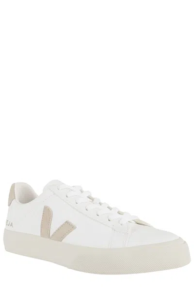 Veja Campo Bicolor Leather Low-top Sneakers In Animal Print