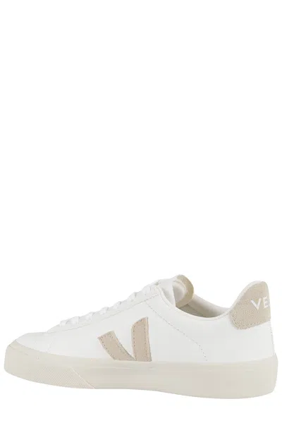 Veja Campo Bicolor Leather Low-top Sneakers In Animal Print