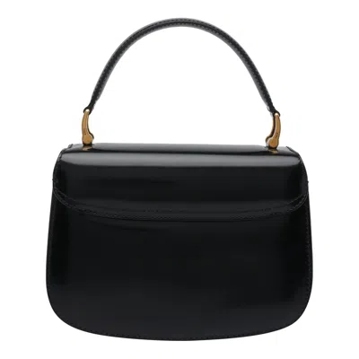 Ami Alexandre Mattiussi Black Handbag With Adc Patch On The Front And Adjustable And Removable Shoulder Strap In Leather Wom