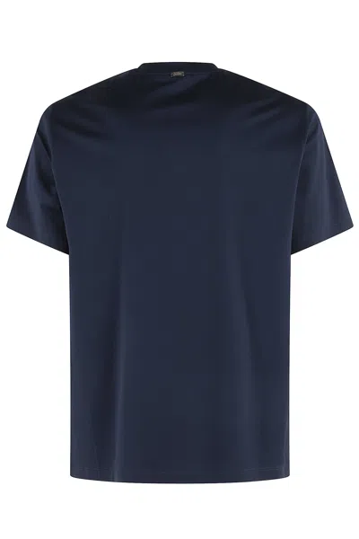 Herno Emporio Armani Pinstripe Single-breasted Blazer Jacket In Multi