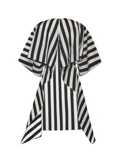 Jacquemus Womens Jacquard Medium Stripes Moisson Striped Cotton And Silk Tunic In Multi