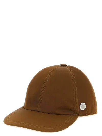 Stella Mccartney Logo Cap Curved Brim Panelled Design Top In Pattern
