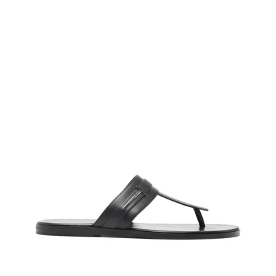 Tom Ford Flat Sandals Open Toe Single Strap In Black