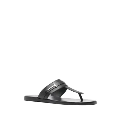 Tom Ford Flat Sandals Open Toe Single Strap In Black