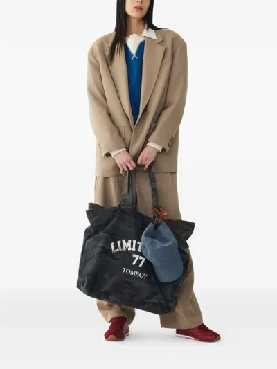 Tomboy Buttoned Maxi Jacket In Neutral