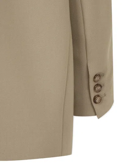 Tomboy Buttoned Maxi Jacket In Neutral