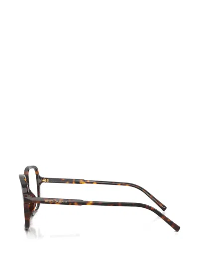 Dolce & Gabbana Square-frame Glasses In Pattern