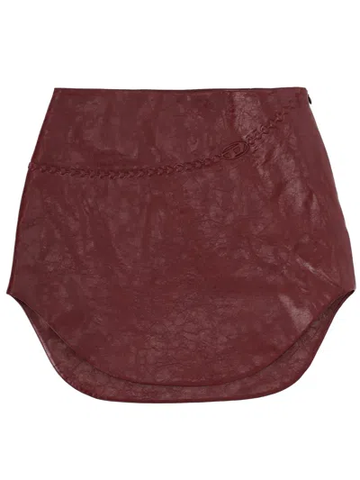 Diesel O-hara Skirt In Burgundy