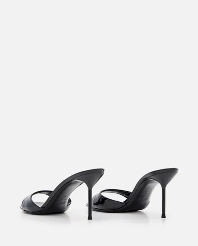 Paris Texas Patent Leather Lidia Mules 70 In Black