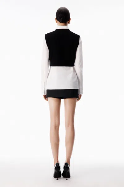 Alexander Wang Knit Vest Shirt In Multi