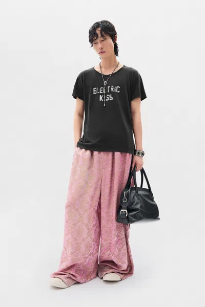 Ann Demeulemeester Idar Cropped Standard Fit T-shirt In Black