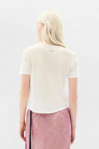 Ann Demeulemeester Floor Micro T-shirt In Neutral