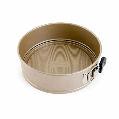 Cuisipro Nonstick Springform Pan With Wave Pattern, Champagne In Brown