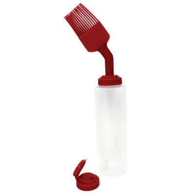 Norpro Silicone Basting Squeeze Bottle In Red