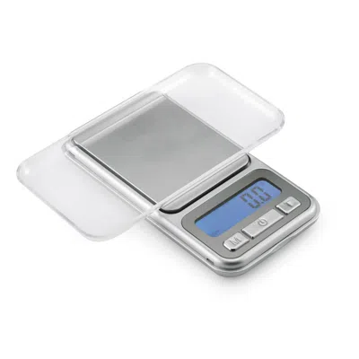 Polder Digital Pocket Scale, Silver In Silver