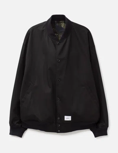 Wtaps Reversible Nylon Jacket In Green