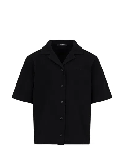 Balmain Buttoned Shirt In Black