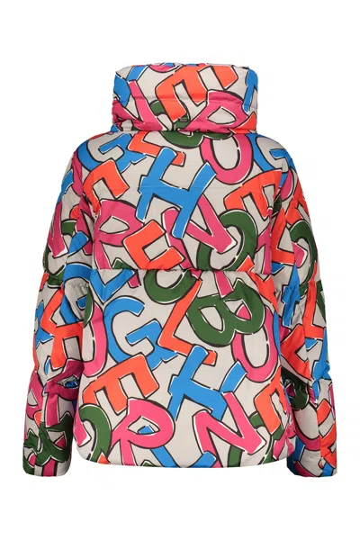 Herno Short Down Jacket In Multi