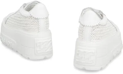 Casadei Nexus Hanoi Womans Platform Sneakers In White