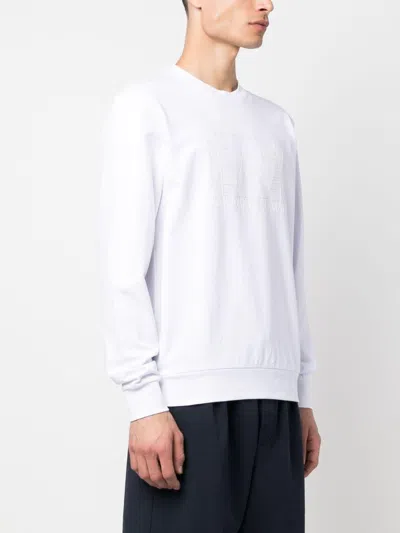 Ea7 Sweaters White In White
