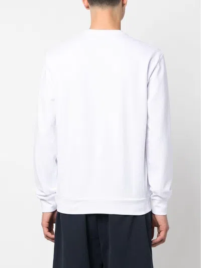 Ea7 Sweaters White In White