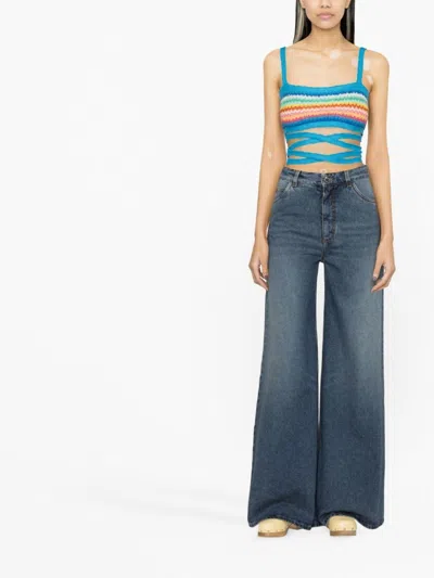 Alanui Top Blue In Blue