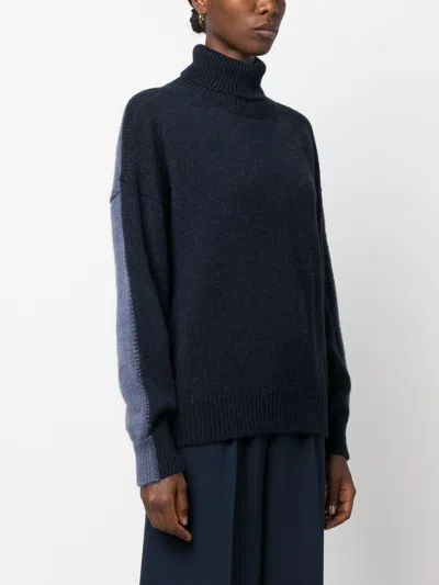 Alysi Sweaters Blue In Black
