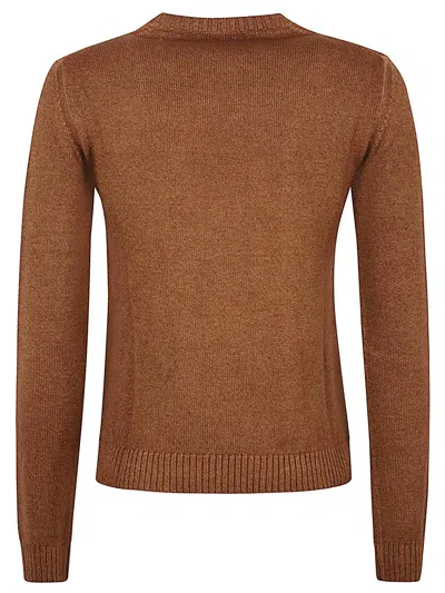 Base Sweaters Brown In Brown