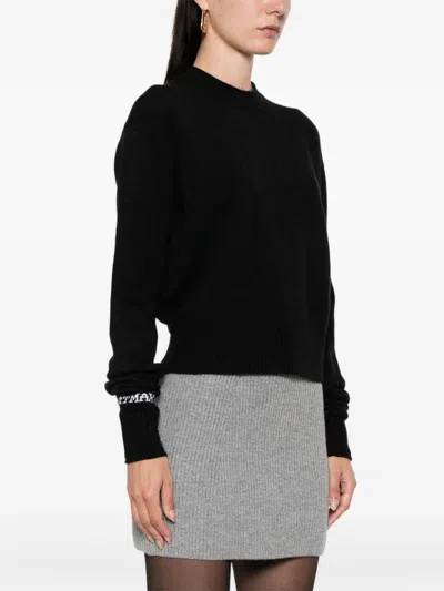 Sportmax Sweaters Black In Black