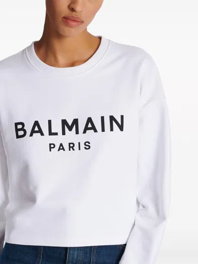 Balmain Sweaters White In White