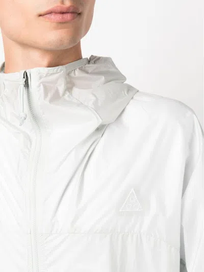 Nike Coats Silver In White